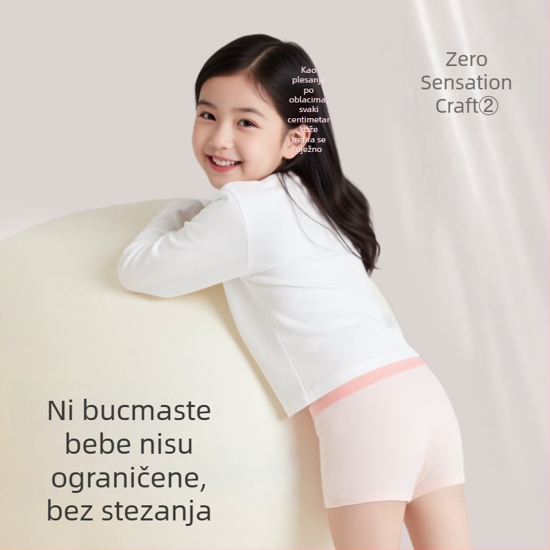 Little Cloud Bokserice za djevojčice, 95% pamuk, 5% elastan, kratke gaćice