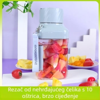 Prijenosna vanjska sokovnica za voće i povrće, velika kapaciteta 1,0–1,5 L, drobljenje leda