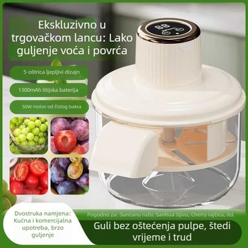 Automatska kućna električna mašina za guljenje grožđa, voća i povrća