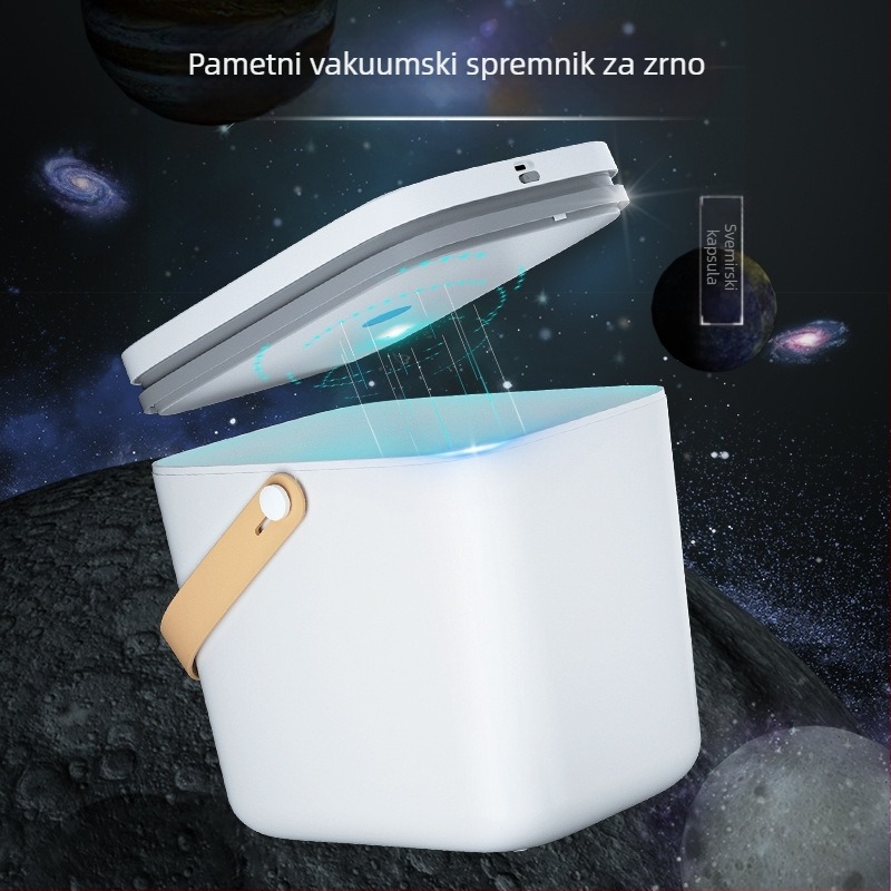 13L vakuumska kutija za hranjenje mačaka i psa, otporna na vlagu, od ABS plastike