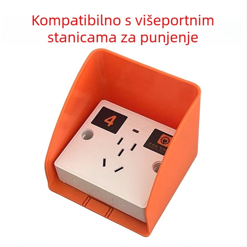 Vodootporna stanica za punjenje dvokotačnih i trokolnih električnih bicikala, inteligentno punjenje putem QR koda