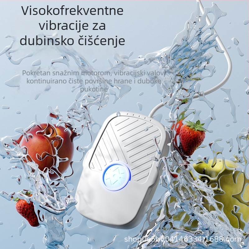 Prijenosni električni stroj za pranje voća i povrća, kućna uporaba, višenamjenski
