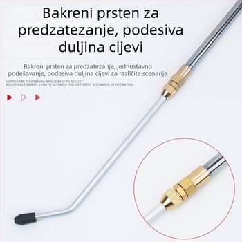 Moćni pneumatski pištolj za čišćenje s produženom mlaznicom za prašinu