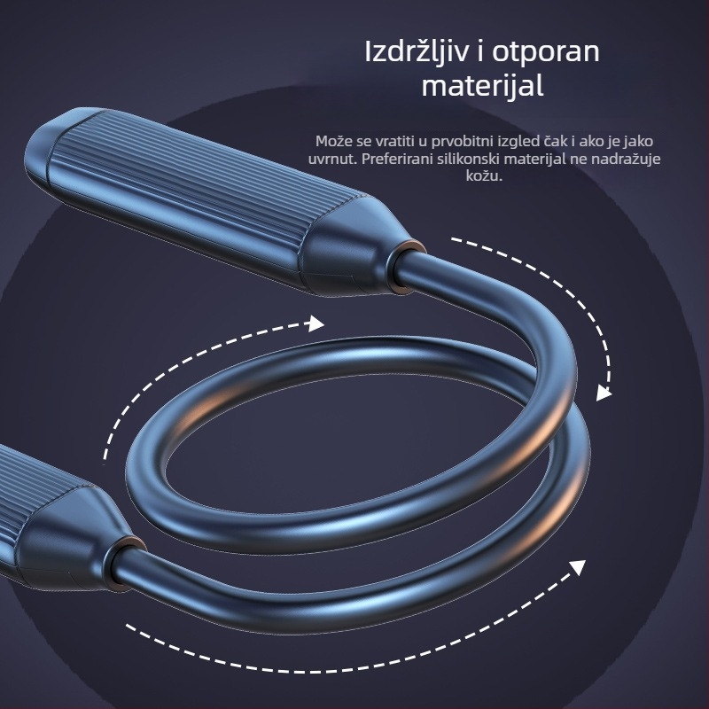 Bluetooth neckband slušalice s 5.3, dugim trajanjem baterije, redukcijom buke, bežične sport‑in‑ear slušalice za Apple i Android