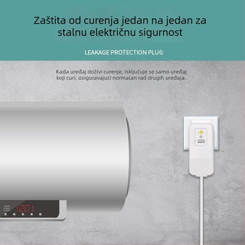 Prekidač utičnica s zaštitom od curenja za bojler, klima uređaj i električnu slavinu