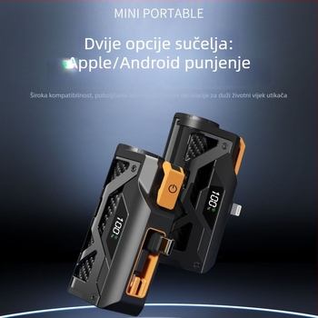 Mecha Capsule Power Bank 10000mAh, kompaktni prijenosni punjač