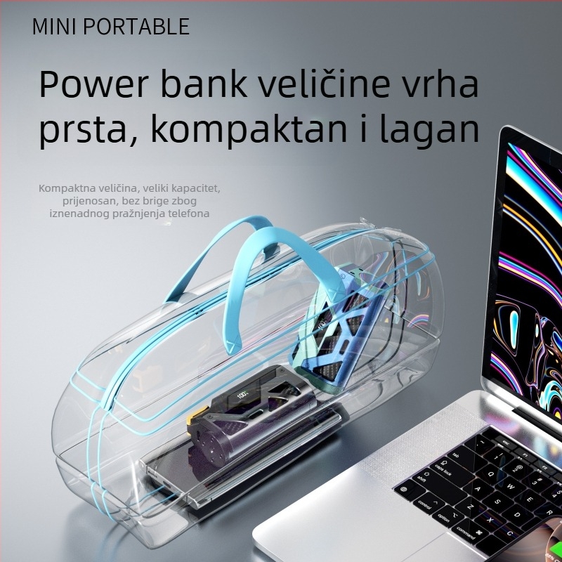 Mecha Capsule Power Bank 10000mAh, kompaktni prijenosni punjač