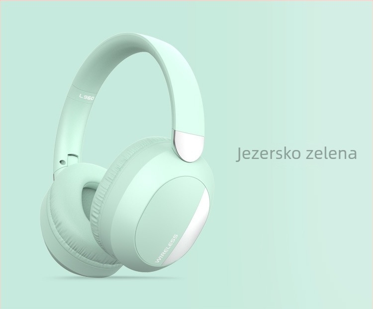 L960 Bluetooth gaming slušalice, duboki bas, sklopiva metalna konstrukcija