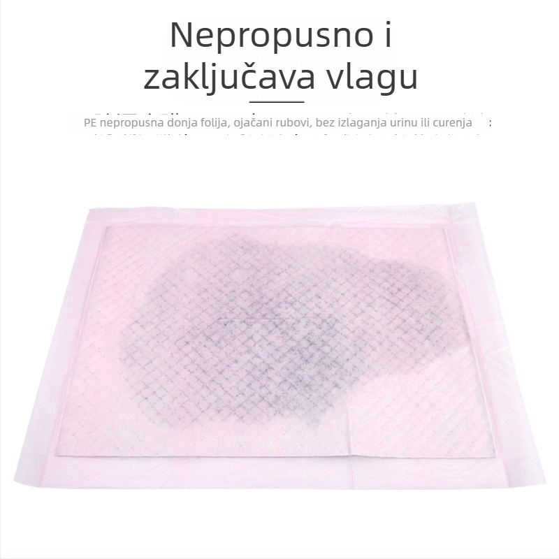 Jednokratne podloge za obuku psa, 100 komada, deblje, s vlaknima bambusovog aktivnog ugljena za neutralizaciju mirisa
