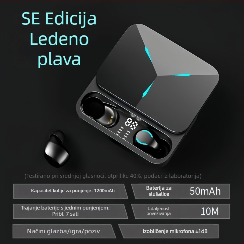 Fange TG01 bežične Bluetooth slušalice za igranje, eliminacija šuma, sport i trčanje, trajanje baterije do 4 sata
