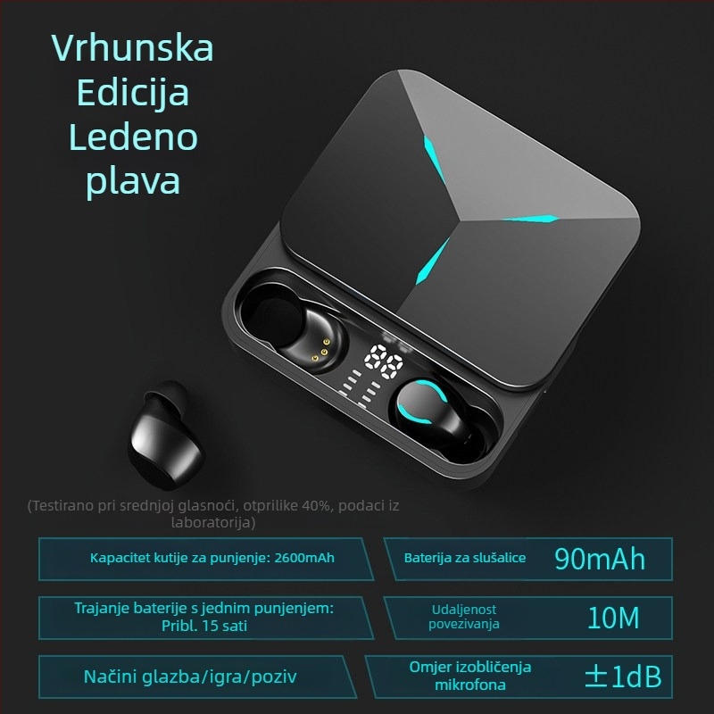 Fange TG01 bežične Bluetooth slušalice za igranje, eliminacija šuma, sport i trčanje, trajanje baterije do 4 sata