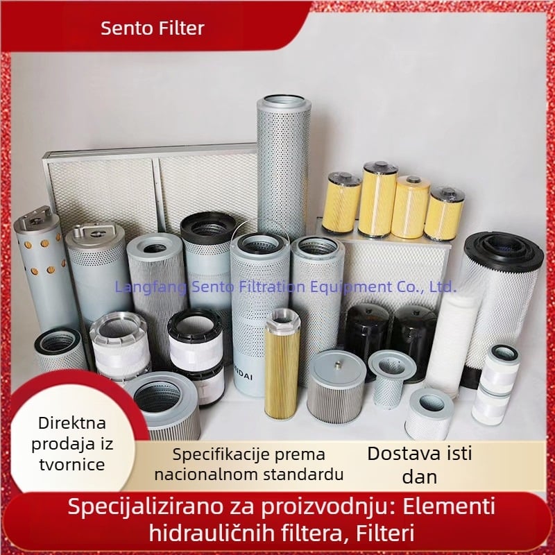Morita hidraulički filtrački element, nehrđajući čelik, filter hidraulijskog ulja, za fotonaponske sustave