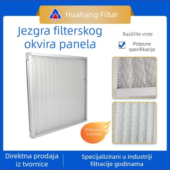 G2G4 Primarni filter element s pločastim ramom, aluminijski okvir filtra, filter zraka za sustav usisavanja zraka i ventilator