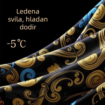 Muške sportske kratke hlače s printom, prozračan antibakterijski materijal ice-silk, srednji pojas, luksuzan izgled