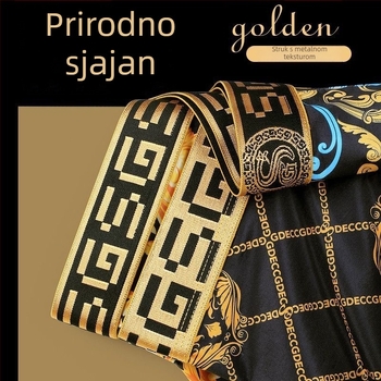Muške sportske kratke hlače s printom, prozračan antibakterijski materijal ice-silk, srednji pojas, luksuzan izgled