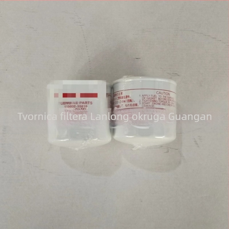 Lanlong filtračni element za dizelski filter bagera, model 119802-55810