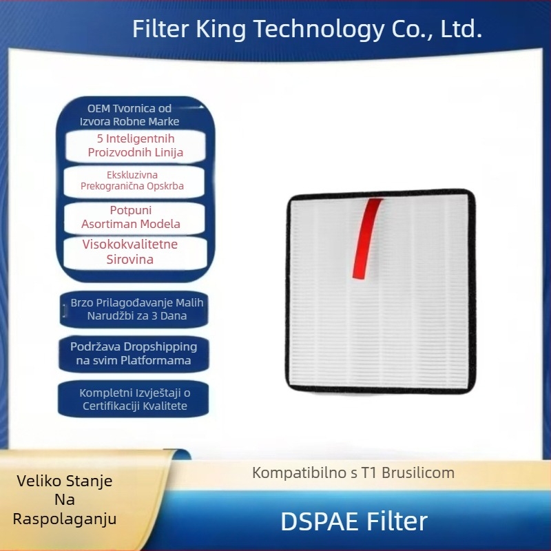 Zamjenski filter-pamučna vata za DSPIAE T1-F01 stolni usisavač