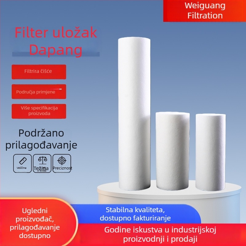 Big Fat filter element, industrijski univerzalni filtr, 10 i 20 inča, PP pamuk filtr i meltblown filtr
