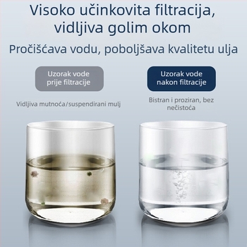 Vrećasti filtr od nehrđajućeg čelika 304 za industrijsku otpadnu vodu i sediment, predfiltr benzin i dizel, visok protok, precizan filter