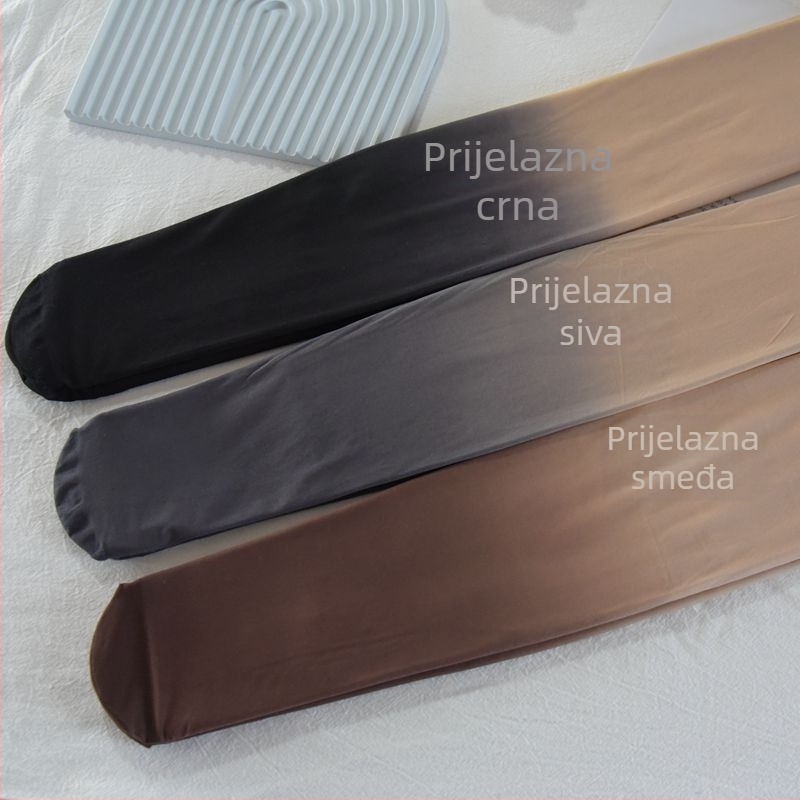 Japanski stil za jesen/zimu, s gradientnim bojama, debele hulahopke s odvojivim gumbima, dvostruki sloj, rezanje po želji, tople ženske čarape.