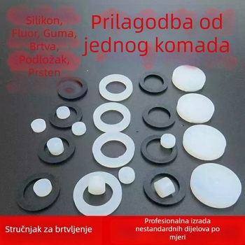 Prilagođeni dijelovi nitrilne gume za brtve s neobičnim oblikima — izrađeno prema nacrtima i uzorcima