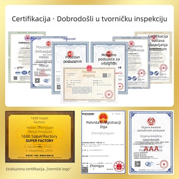 Visokootpornim šestougaon vijcima, klase 8.8 i 10.9, galvanizirani, ugljična čelika Q235