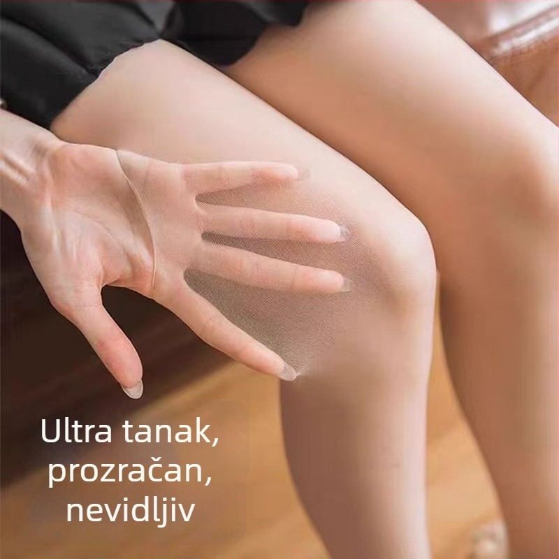 0D Peach-Hip čarape, ultra-tanka nude nijansa, podizanje stražnjice, Anti-Snag, protuklizne