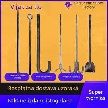 M16 kotvni vijci, termički obrađeni i crni od ugljičnog čelika, potpuno navoji, GB799 Klasa A