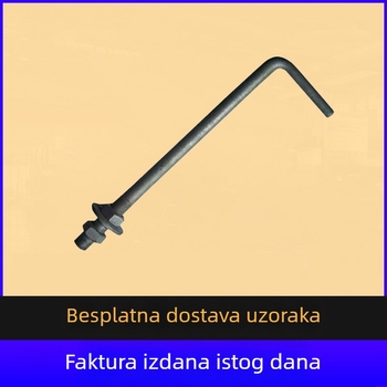 M16 kotvni vijci, termički obrađeni i crni od ugljičnog čelika, potpuno navoji, GB799 Klasa A