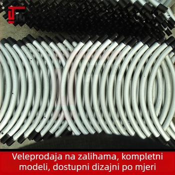 Vijci za metrosegmentne segmente, toplinski pocinčani lukasti vijci sa šesterokutnom glavom i prirubom