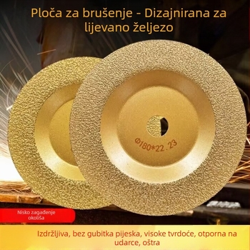 Dijamantni disk za brušenje lijevanog željeza i metala, plošni 100 mm