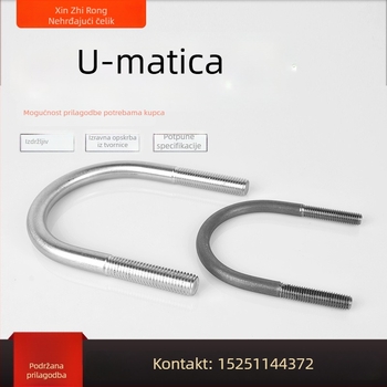 Prilagođeni U-vijci od nehrđajućeg čelika, 304 i 316, veličine M6, M8, M10, M12