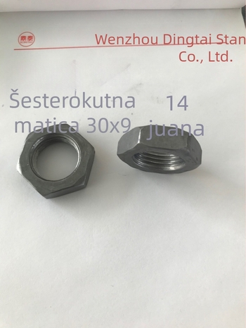 Galvanizirani šesterokutni matični vijak za stezanje, prirodna boja, navoj 2/1-14, klasa 4.8