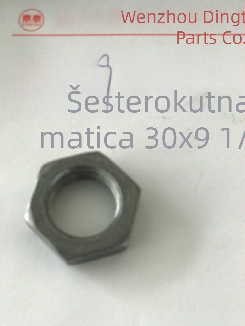 Galvanizirani šesterokutni matični vijak za stezanje, prirodna boja, navoj 2/1-14, klasa 4.8