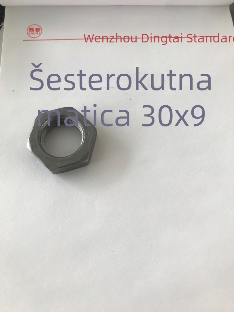 Galvanizirani šesterokutni matični vijak za stezanje, prirodna boja, navoj 2/1-14, klasa 4.8