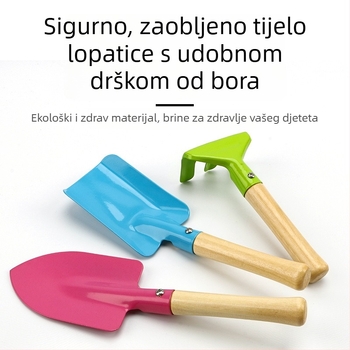Mala lopatica za pijesak – set alata za igru u pijesku, plažu i vrtlarstvo za djecu