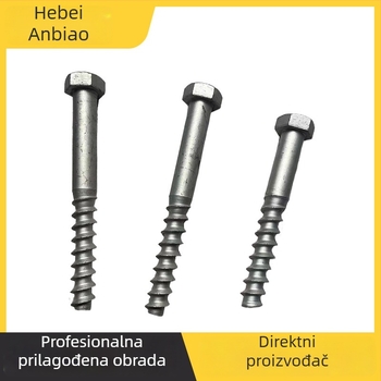 Spiralni čavao za šinu S1 – vijak za sidrenje tipa WJ-8A