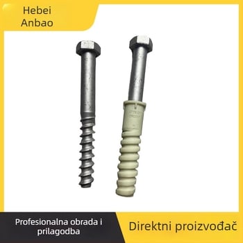 Spiralni čavao za šinu S1 – vijak za sidrenje tipa WJ-8A