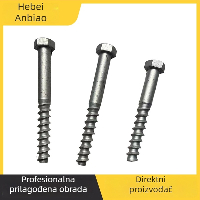 Spiralni čavao za šinu S1 – vijak za sidrenje tipa WJ-8A
