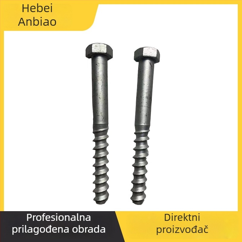 Spiralni čavao za šinu S1 – vijak za sidrenje tipa WJ-8A