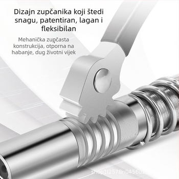 Samozaključujući nastavak za pištolj za mazivo, tip kliješta, visokotlačna mlaznica, dodatak za pištolj za mazivo