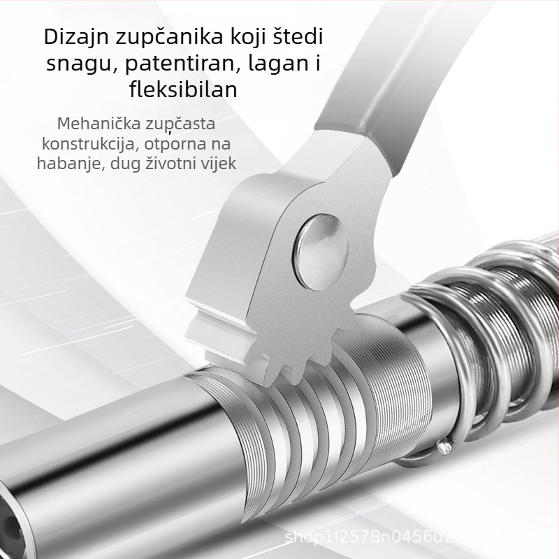 Samozaključujući nastavak za pištolj za mazivo, tip kliješta, visokotlačna mlaznica, dodatak za pištolj za mazivo