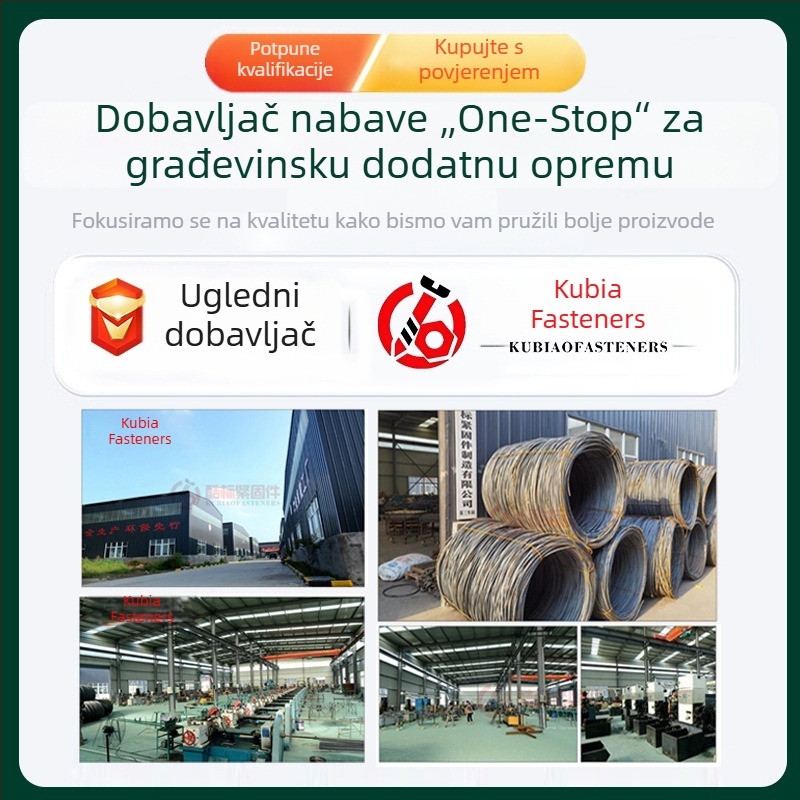 Sidreni vijci za gradnju, 7- i 9-oblikovani sidreni vijci, Q235B