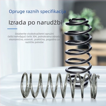 Prilagođene nehrđajuće čelične opruge — posebnog oblika valovite opruge za produženje, kompresiju i torziju