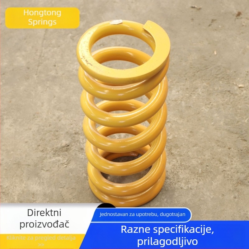 Vibracijski zaslon kompresijska opruga; velika spiralna nehrđajuća čelična opruga; mala čelična spiralna opruga za dopremnik ugljena/minski zaslon