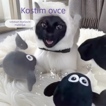 Jesen-zimska fleec odjeća za kućne ljubimce za bezdlaku mačku (Sphynx) — odjeća za četiri noge