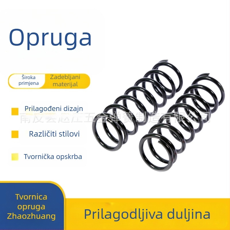 304 nehrđajući čelik kompresijska opruga s povratnim djelovanjem, promjer žice 0,2–3,0 mm