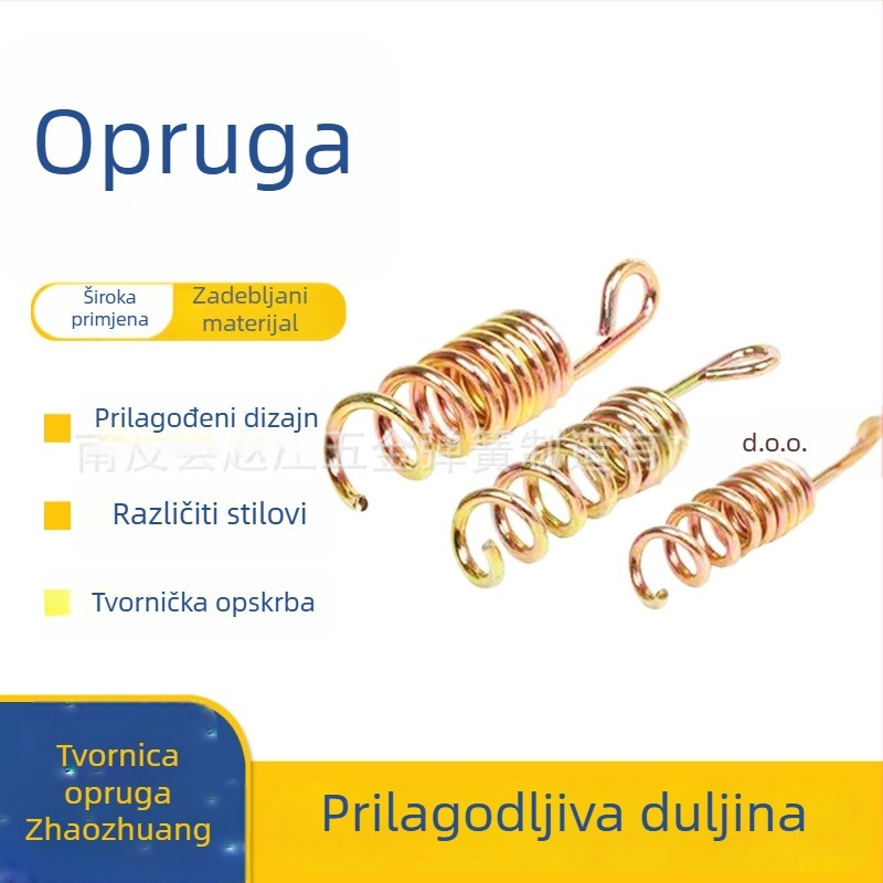 304 nehrđajući čelik kompresijska opruga s povratnim djelovanjem, promjer žice 0,2–3,0 mm