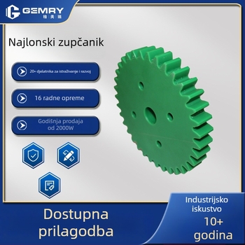 Nylon zupčanik, otporan na habanje, samopodmazujući