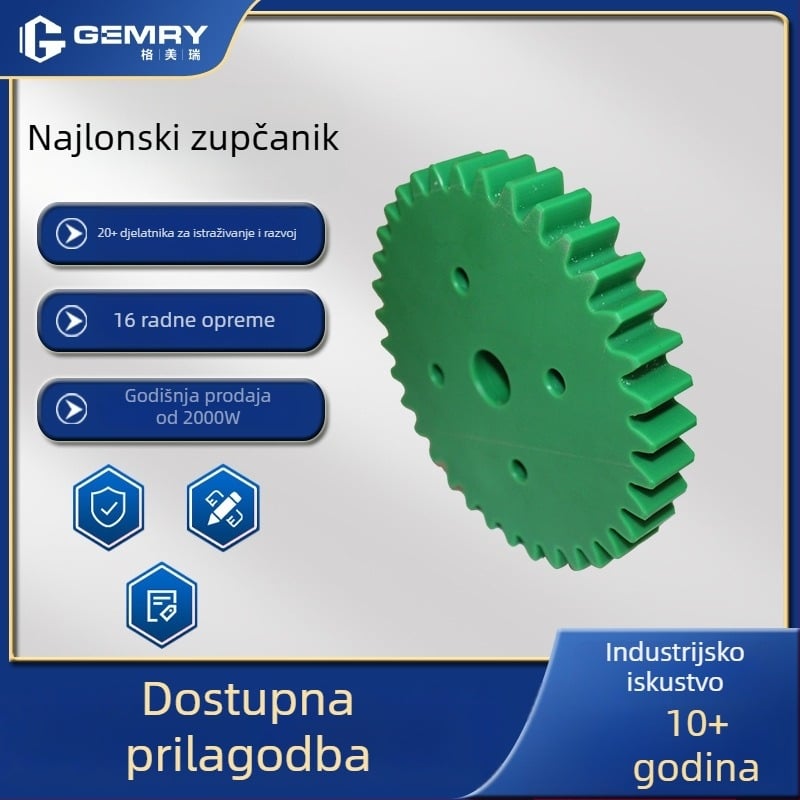 Nylon zupčanik, otporan na habanje, samopodmazujući